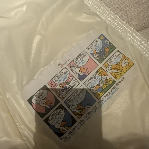 Moncler Shiny Cream Puffer Vest - Picture 6 of 9